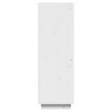 NNEVL Book Cabinet/Room Divider White 60x35x103 cm Solid Wood Pine