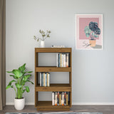 NNEVL Book Cabinet/Room Divider Honey Brown 60x35x103 cm Solid Wood Pine