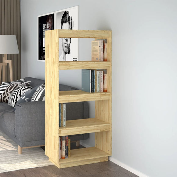 NNEVL Book Cabinet/Room Divider 60x35x135 cm Solid Pinewood