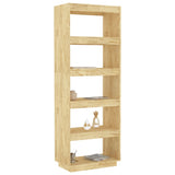 NNEVL Book Cabinet/Room Divider 60x35x167 cm Solid Pinewood