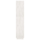 NNEVL Book Cabinet/Room Divider White 60x35x167 cm Solid Pinewood