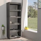 NNEVL Book Cabinet/Room Divider Grey 60x35x167 cm Solid Pinewood