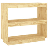 NNEVL Book Cabinet 80x35x71 cm Solid Pinewood