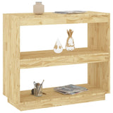 NNEVL Book Cabinet 80x35x71 cm Solid Pinewood