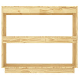 NNEVL Book Cabinet 80x35x71 cm Solid Pinewood