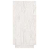NNEVL Book Cabinet White 80x35x71 cm Solid Pinewood