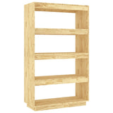 NNEVL Book Cabinet/Room Divider 80x35x135 cm Solid Pinewood