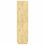 NNEVL Book Cabinet/Room Divider 80x35x135 cm Solid Pinewood