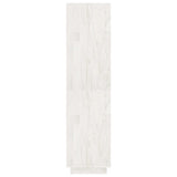 NNEVL Book Cabinet/Room Divider White 80x35x135 cm Solid Pinewood