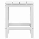 NNEVL Garden Adirondack Table White 38x38x46 cm HDPE