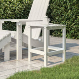 NNEVL Garden Adirondack Table White 38x38x46 cm HDPE