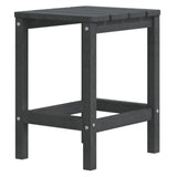 NNEVL Garden Adirondack Table Anthracite 38x38x46 cm HDPE