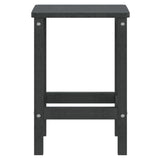 NNEVL Garden Adirondack Table Anthracite 38x38x46 cm HDPE