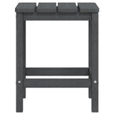 NNEVL Garden Adirondack Table Anthracite 38x38x46 cm HDPE