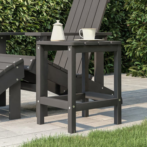 NNEVL Garden Adirondack Table Anthracite 38x38x46 cm HDPE