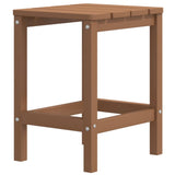 NNEVL Garden Adirondack Table Brown 38x38x46 cm HDPE
