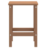 NNEVL Garden Adirondack Table Brown 38x38x46 cm HDPE