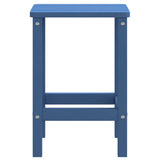 NNEVL Garden Adirondack Table Aqua Blue 38x38x46 cm HDPE