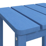 NNEVL Garden Adirondack Table Aqua Blue 38x38x46 cm HDPE