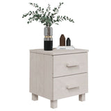 NNEVL Bedside Cabinets 2 pcs White 40x35x44.5 cm Solid Wood Pine