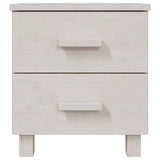 NNEVL Bedside Cabinets 2 pcs White 40x35x44.5 cm Solid Wood Pine
