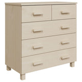 NNEVL Sideboard Honey Brown 79x40x80 cm Solid Wood Pine