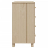 NNEVL Sideboard Honey Brown 79x40x80 cm Solid Wood Pine