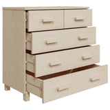 NNEVL Sideboard Honey Brown 79x40x80 cm Solid Wood Pine