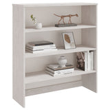 NNEVL Top for Highboard"HAMAR" White 90x30x100cm Solid Wood Pine