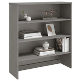 NNEVL Top for Highboard Light Grey 90x30x100 cm Solid Wood Pine