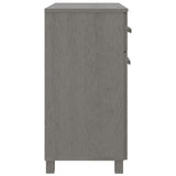 NNEVL Sideboard Light Grey 79x40x80 cm Solid Wood Pine