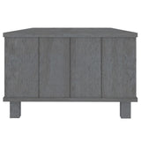 NNEVL Coffee Table Dark Grey 100x55x35 cm Solid Wood Pine