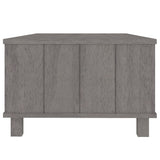 NNEVL Coffee Table Light Grey 100x55x35 cm Solid Wood Pine