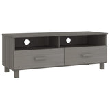 NNEVL TV Cabinet Light Grey 106x40x40 cm Solid Wood Pine