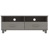 NNEVL TV Cabinet Light Grey 106x40x40 cm Solid Wood Pine