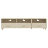 NNEVL TV Cabinet Honey Brown 158x40x40 cm Solid Wood Pine