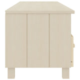 NNEVL TV Cabinet Honey Brown 158x40x40 cm Solid Wood Pine