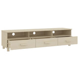 NNEVL TV Cabinet Honey Brown 158x40x40 cm Solid Wood Pine