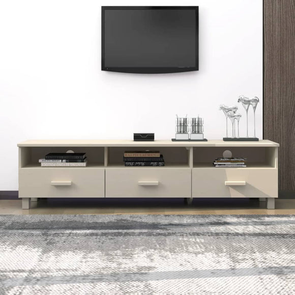 NNEVL TV Cabinet Honey Brown 158x40x40 cm Solid Wood Pine