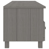 NNEVL TV Cabinet Light Grey 158x40x40 cm Solid Wood Pine