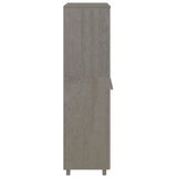 NNEVL Wardrobe Light Grey 89x50x180 cm Solid Wood Pine