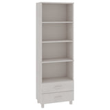 NNEVL Highboard White 60x35x180 cm Solid Wood Pine
