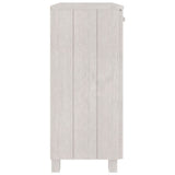 NNEVL Sideboard White 85x35x80 cm Solid Wood Pine