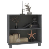 NNEVL Sideboard Dark Grey 85x35x80 cm Solid Wood Pine