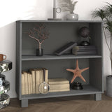 NNEVL Sideboard Dark Grey 85x35x80 cm Solid Wood Pine