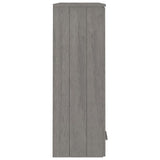 NNEVL Top for Highboard Light Grey 85x35x100 cm Solid Wood Pine