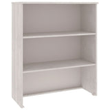 NNEVL Top for Highboard White 85x35x100 cm Solid Wood Pine