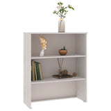 NNEVL Top for Highboard White 85x35x100 cm Solid Wood Pine