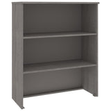 NNEVL Top for Highboard"HAMAR" Light Grey 85x35x100cm Solid Wood Pine