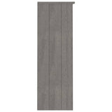 NNEVL Top for Highboard"HAMAR" Light Grey 85x35x100cm Solid Wood Pine